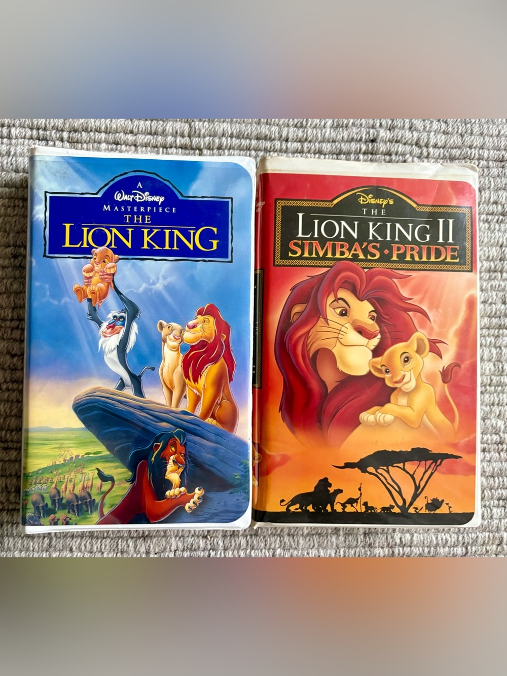 LOT - King & Lion King II: Simba’s Pride, Disney VHS Movies